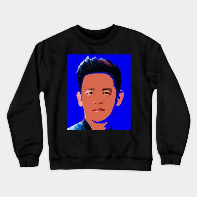 john cho Crewneck Sweatshirt by oryan80